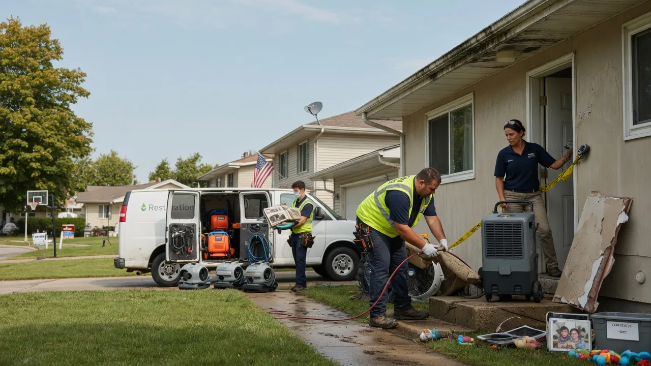 Water Damage Restoration in North Franklin, CT near me